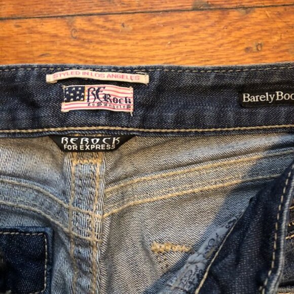 ReRock Express Barely Boot Cut Jeans Size 8L - Picture 4 of 6